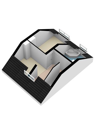 Floorplan - Doorvaartstraat 17, 6441 AR Brunssum